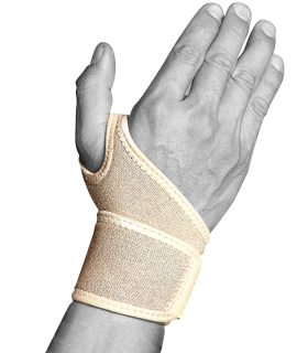O40- Muñequera Boomerang De Neopreno Con Dedo Pulgar Libre