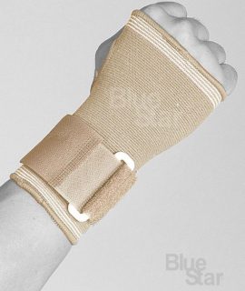 O33- Muñequera Elástica Con Velcro Y Dedo Pulgar Libre